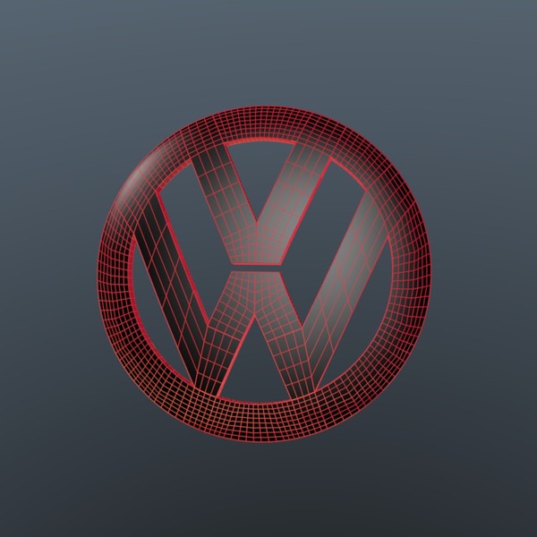 logo volkswagen obj - Volkswagen Logo by Reticulum