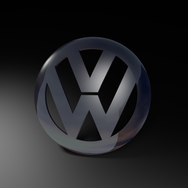 logo volkswagen obj - Volkswagen Logo by Reticulum