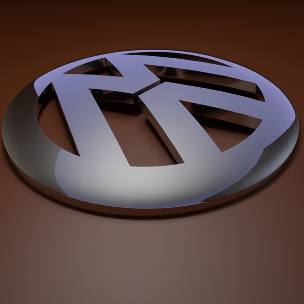 logo volkswagen obj - Volkswagen Logo by Reticulum