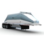 trailer beall 3 axle 3d lwo