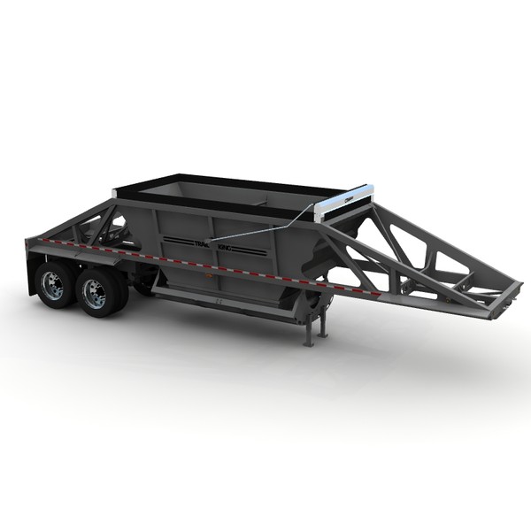 3d model trailer trail king - Trail king TKBD22-362 by bansheewoj