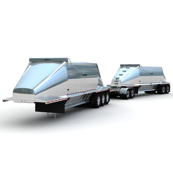 3d trailer beall model - Beall belly dump train... by bansheewoj