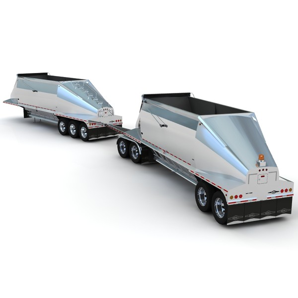 3d trailer beall model - Beall belly dump train... by bansheewoj