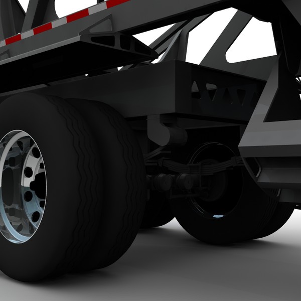 3d model trailer trail king - Trail king TKBD22-362 by bansheewoj