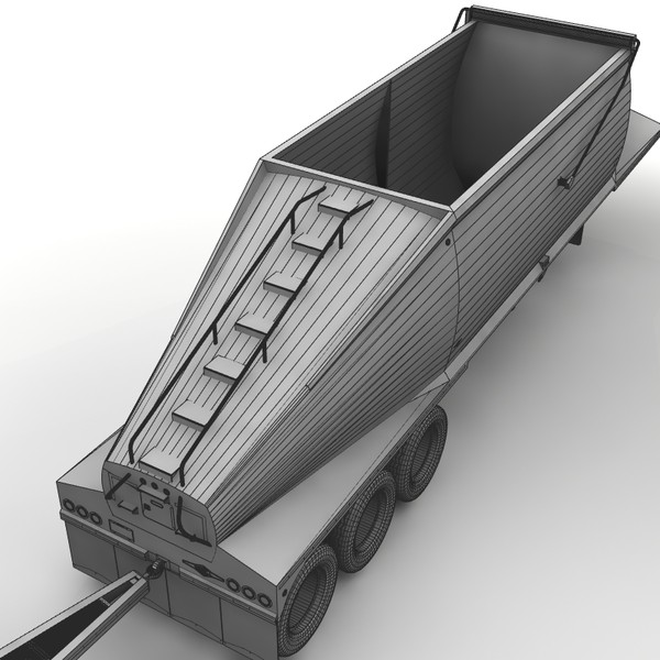 3d trailer beall model - Beall belly dump train... by bansheewoj