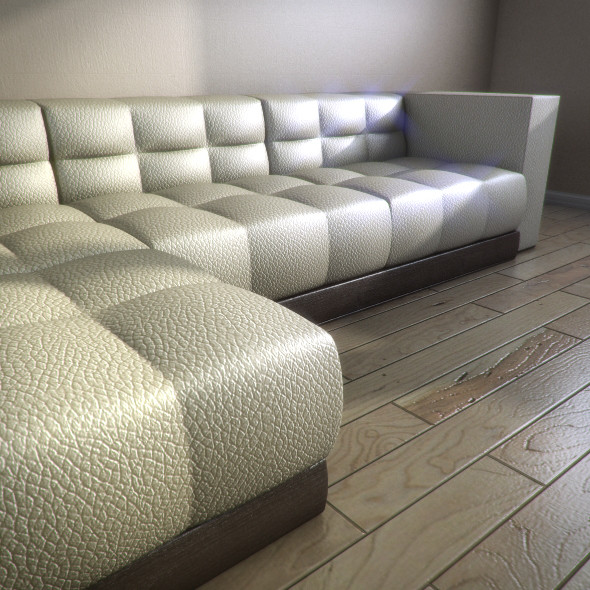 sectional sofa 3d max - Sectional sofa by RTEwork