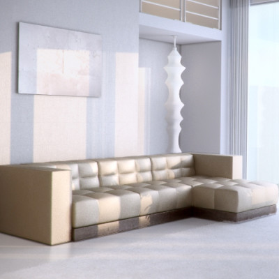 sectional sofa 3d max - Sectional sofa by RTEwork