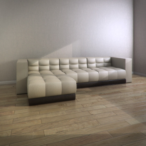 sectional sofa 3d max - Sectional sofa by RTEwork