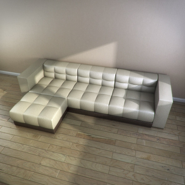 sectional sofa 3d max - Sectional sofa by RTEwork