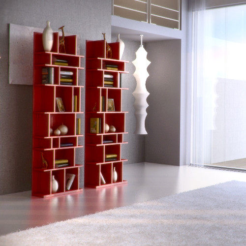 shelves contemporary 3d model - Shelves contemporary by RTEwork