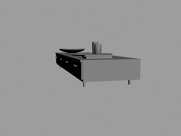 tv stand 3d model - tv_sehpasi by erkin harmanli