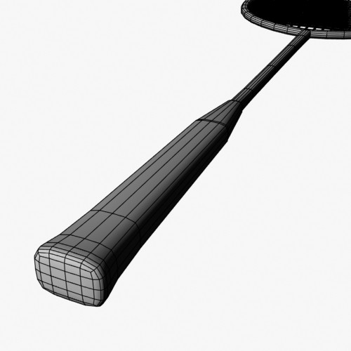 3d badminton racket model - Badminton Racket by mostlysquare