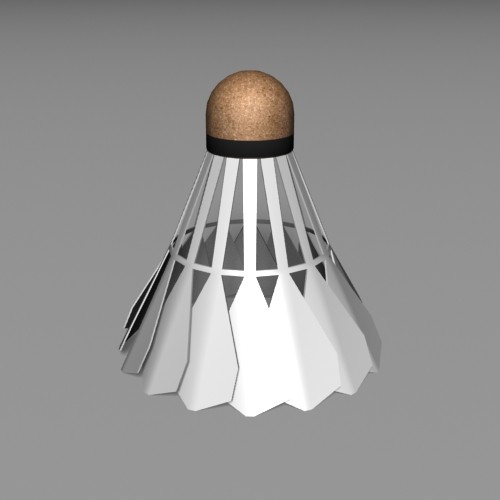 3d badminton racket model - Badminton Racket by mostlysquare