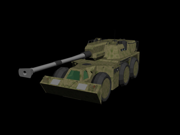 3d g6 howitzer - G6 Howitzer by Dealman