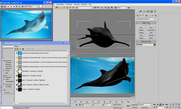 dolphin envirenment max - Dolphin by POPA_3D