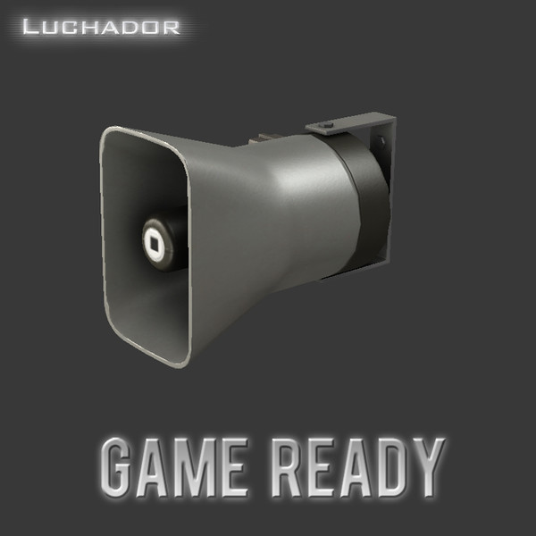 loudspeaker games prop 3d max - Loudspeaker by Luchador