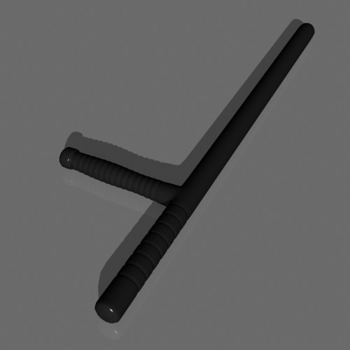 3d model police baton - Police Baton by mostlysquare