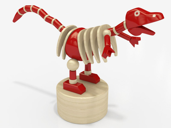 toy dinosaur 3d model - Baby toy Dinosaur by 3DmakeWork