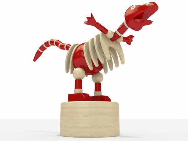 toy dinosaur 3d model - Baby toy Dinosaur by 3DmakeWork