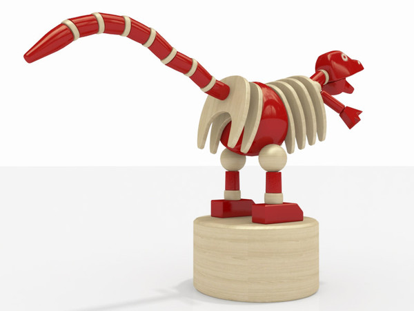 toy dinosaur 3d model - Baby toy Dinosaur by 3DmakeWork