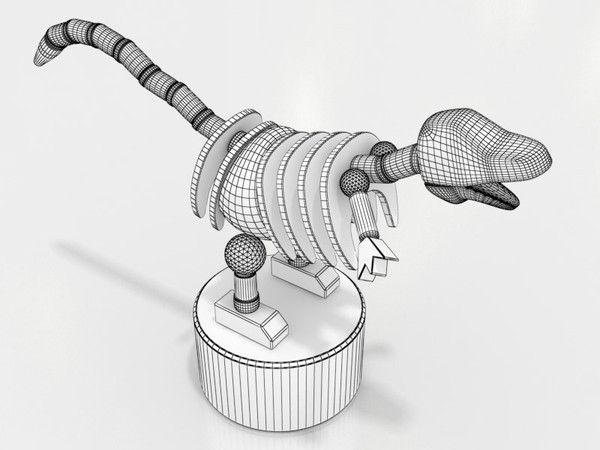 toy dinosaur 3d model - Baby toy Dinosaur by 3DmakeWork