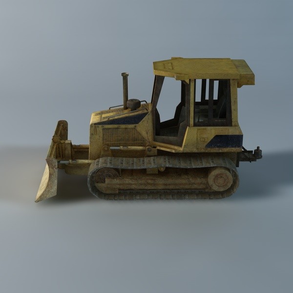 maya bulldozer industrial - Bulldozer by TiRex3D