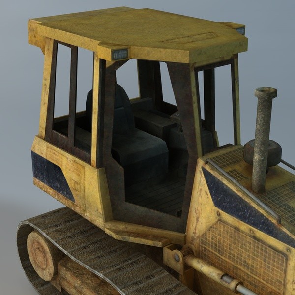 maya bulldozer industrial - Bulldozer by TiRex3D