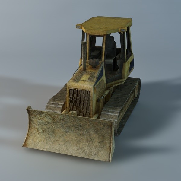 maya bulldozer industrial - Bulldozer by TiRex3D
