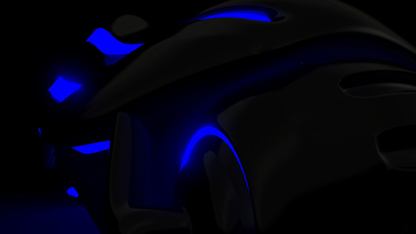 futuristic obj - Futuristic Bike by PredatorX11