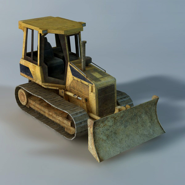 maya bulldozer industrial - Bulldozer by TiRex3D