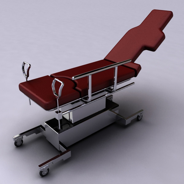hospital bed 3d max - Hospital bed by makeionesco