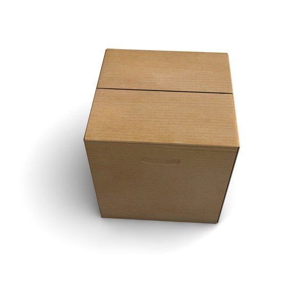 3d cardboard box - Cardboard Box by C4DmodelSHOP