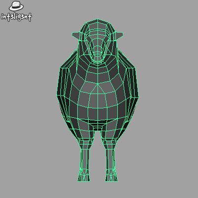 3d sheep anatomically correct model - Low Poly Sheep by Int3lig3nt