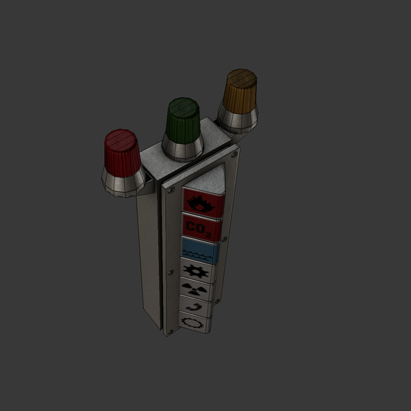 3d model of hazard light - Hazard Safety Light by Luchador