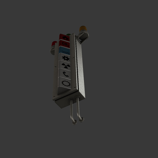 3d model of hazard light - Hazard Safety Light by Luchador