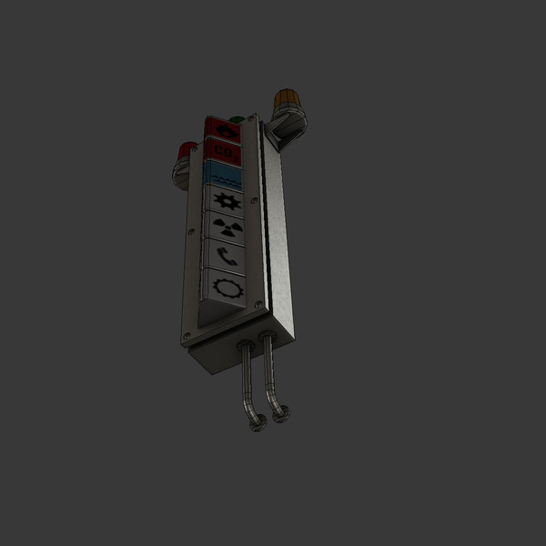 3d model of hazard light - Hazard Safety Light by Luchador