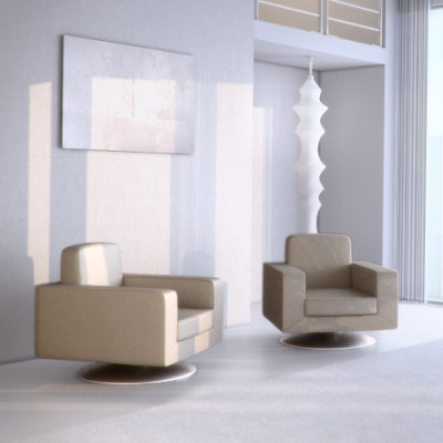 3d natuzzi savoy swivel armchair - Natuzzi Savoy swivel armchair by RTEwork