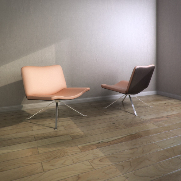 swivel chair 3d max - Swivel chair by RTEwork