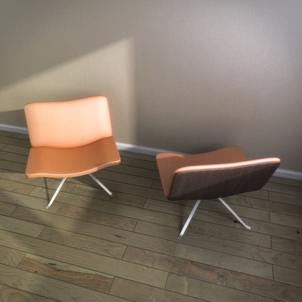 swivel chair 3d max - Swivel chair by RTEwork