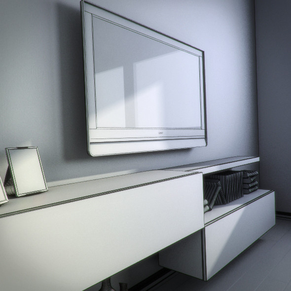 custom wall unit 3d max - Wall Unit by RTEwork