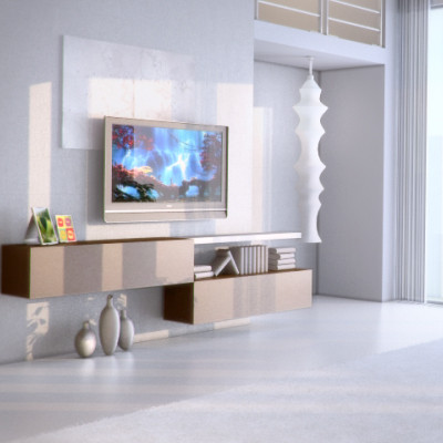 custom wall unit 3d max - Wall Unit by RTEwork