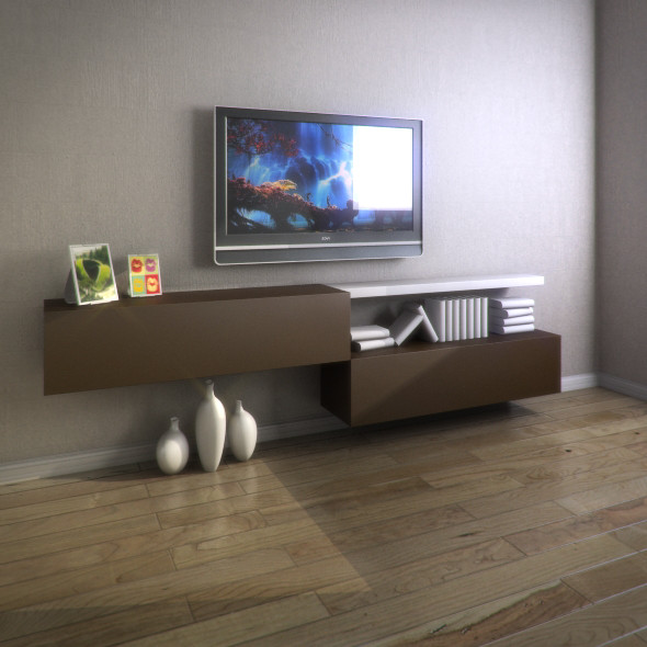 custom wall unit 3d max - Wall Unit by RTEwork
