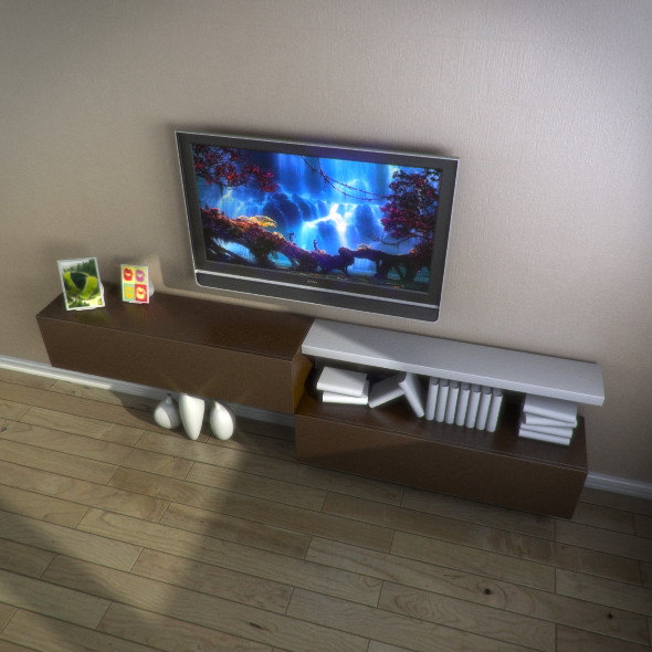 custom wall unit 3d max - Wall Unit by RTEwork