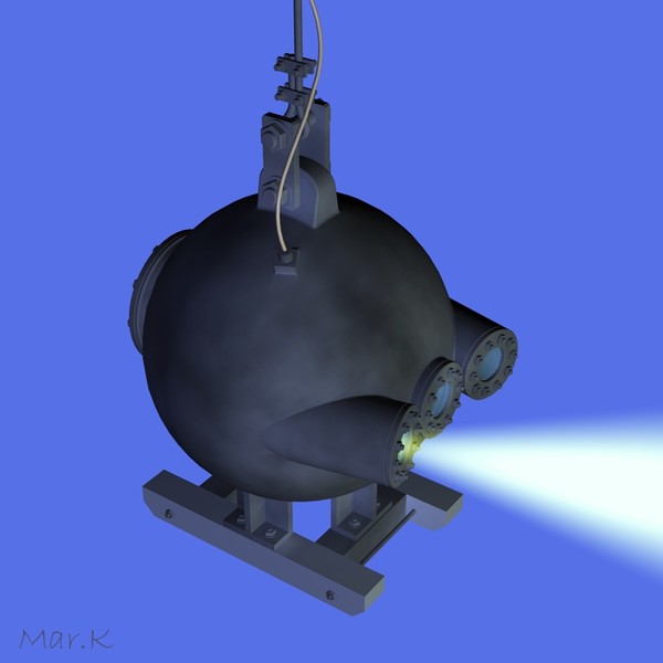 3ds bathysphere william beebe - Bathysphere by Mar.K