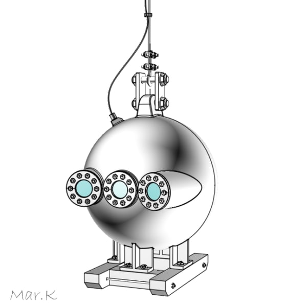 3ds bathysphere william beebe - Bathysphere by Mar.K
