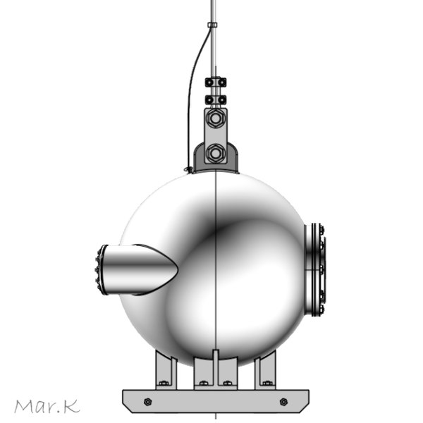 3ds bathysphere william beebe - Bathysphere by Mar.K