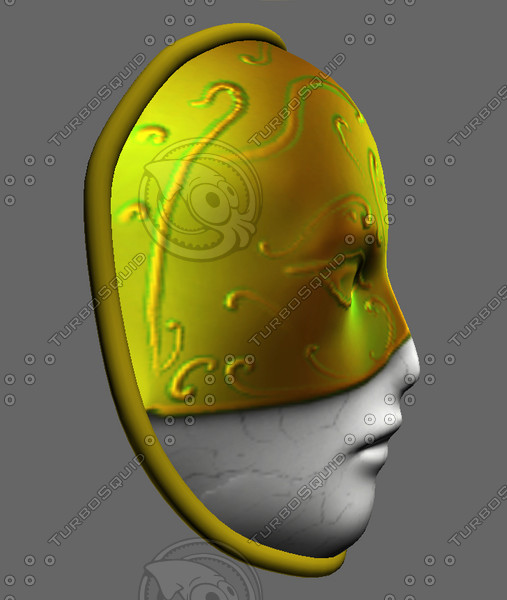 venice mask 3d model - Carnival mask by cermaka