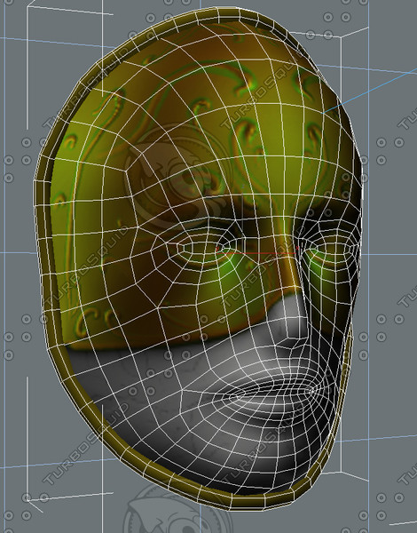 venice mask 3d model - Carnival mask by cermaka