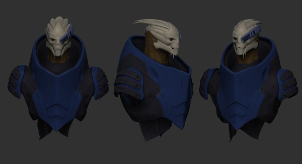 3d model of garrus - Garrus by dentonvanzan
