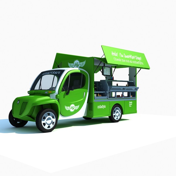 3d model fly food truck - Food Truck On The Fly... by Gandoza